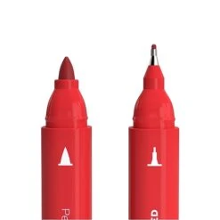 TRU RED™ Pen Permanent Markers, Twin Tip, Red, 12/Pack (TR57832) -Office Product Shop s1197410 sc7