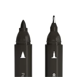 TRU RED™ Pen Permanent Markers, Twin Tip, Black, 12/Pack (TR57830) -Office Product Shop s1197426 sc7
