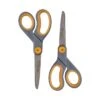 Westcott Titanium Bonded 8" Titanium Multi-Purpose/Heavy Duty Scissor, Sharp Tip, Gray/Yellow, 2/Pack (13901) -Office Product Shop s1204433 sc7