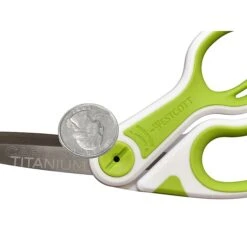 Westcott CarboTitanium 8" Multi-Purpose/Heavy Duty Scissor, Blunt Tip, Green/White (17444) -Office Product Shop s1204435 sc7