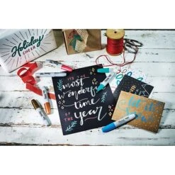 Sharpie Permanent Markers, Chisel Tip, Assorted Metallic, 6/Pack (2089634) 13 Sharpie Permanent Markers, Chisel Tip, Assorted Metallic, 6/Pack (2089634) -Office Product Shop s1205067 sc7