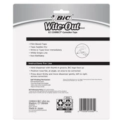 Wite-Out EZ Correct Correction Tape, White, 6/Pack (WOTAPP6-WHI) 17 Wite-Out EZ Correct Correction Tape, White, 6/Pack (WOTAPP6-WHI) -Office Product Shop s1205079 sc7