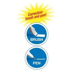 BIC Wite-Out 2-in-1 Correction Fluid, 15 Ml., White (WOPFP11) -Office Product Shop s1205103 sc7