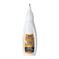 BIC Wite-Out 2-in-1 Correction Fluid, 15 Ml., White (WOPFP11) -Office Product Shop s1205109 sc7