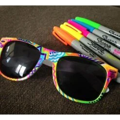 Sharpie Neon Permanent Markers, Fine Tip, Assorted Neon, 5/Pack (1860443) 9 Sharpie Neon Permanent Markers, Fine Tip, Assorted Neon, 5/Pack (1860443) -Office Product Shop s1205409 sc7