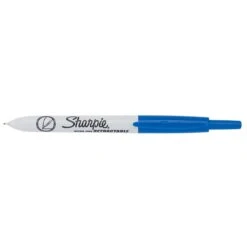 Sharpie Retractable Permanent Markers, Ultra Fine Tip, Blue, 12/Pack (1735792) -Office Product Shop s1205411 sc7