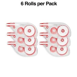 Staples Correction Tape, White, 6/Pack (ST59819) 16 Staples Correction Tape, White, 6/Pack (ST59819) -Office Product Shop s1212638 sc7