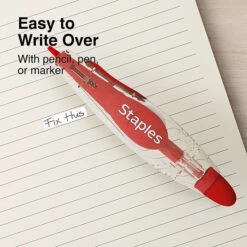 Staples Correction Tape, White, 2/Pack (ST59816) -Office Product Shop s1212682 sc7