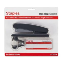 Staples Combo Pack Desktop Stapler, Full-Strip Capacity, Black (24548) -Office Product Shop s1223963 sc7