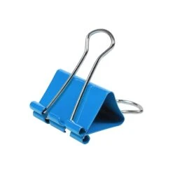 JAM Paper Colored Binder Clips, Medium, 5/8" Capacity, Blue, 15/Pack (339BCBU) -Office Product Shop sp100189010 sc7