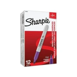 Sharpie Permanent Markers, Fine Tip, Purple, 12/Pack (30008) -Office Product Shop sp102582608 sc7