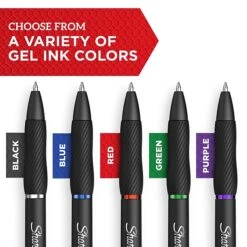 Sharpie S-Gel Retractable Gel Pen, Fine Point, Black Ink, 4/Pack (2096140) -Office Product Shop sp109677292 sc7