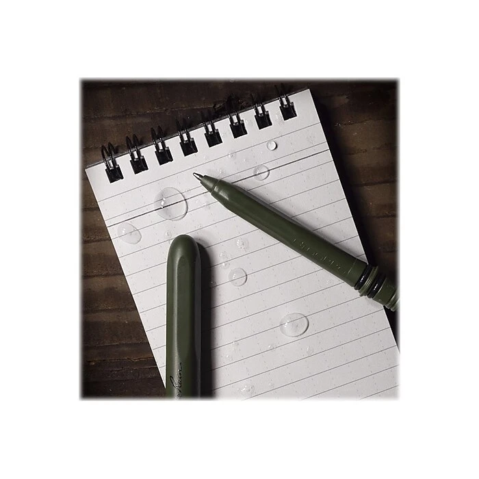 Rite In The Rain All-Weather Pocket Ballpoint Pen, Black Ink, 2/Pack (OD92) 5 Rite In The Rain All-Weather Pocket Ballpoint Pen, Black Ink, 2/Pack (OD92) - Image 3