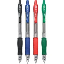 Pilot G2 Retractable Gel Pens, Ultra Fine Point, Assorted Ink, 4/Pack (31276) -Office Product Shop sp130856274 sc7