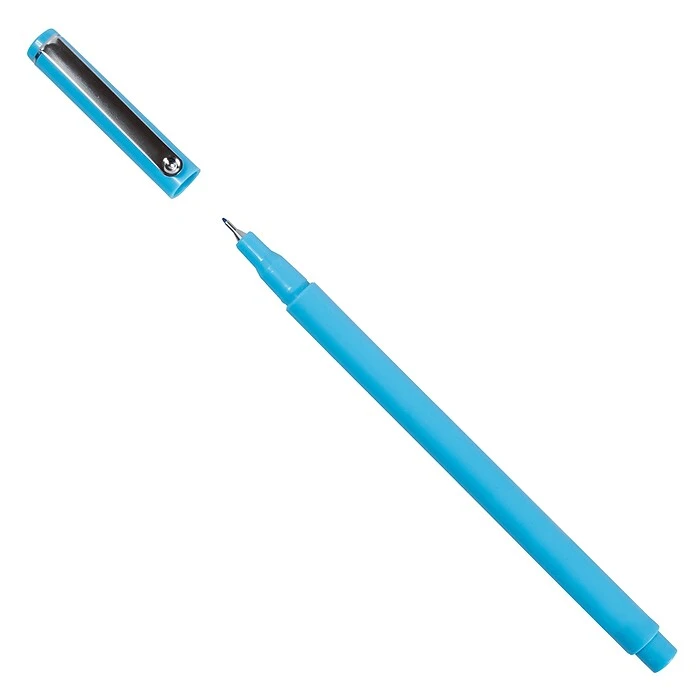 Marvy Uchida Felt Tip Pen, Ultra Fine Point, Light Blue Ink, 2/Pack (7655876A) 5 Marvy Uchida Felt Tip Pen, Ultra Fine Point, Light Blue Ink, 2/Pack (7655876A) - Image 3