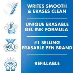 Pilot FriXion Ball Clicker Erasable Gel Pens, Fine Point, Blue Ink, 3/Pack (31468) 8 Pilot FriXion Ball Clicker Erasable Gel Pens, Fine Point, Blue Ink, 3/Pack (31468) -Office Product Shop sp134165696 sc7 2