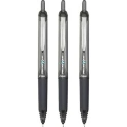 Pilot Precise V7 RT Retractable Rollerball Pens, Fine Point, Black Ink, 3/Pack (26058) -Office Product Shop sp135695485 sc7