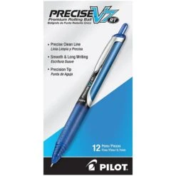 Pilot Precise V7 RT Retractable Rollerball Pens, Fine Point, Black Ink, 3/Pack (26058) -Office Product Shop sp135695495 sc7