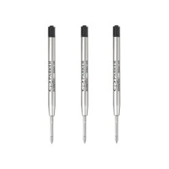 Parker® Parker Quinkflow Ballpoint Pen Refill, Medium Point, Black Ink, 3/Pack (2119151) -Office Product Shop sp137774474 sc7