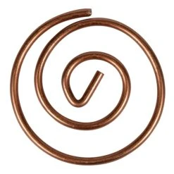 JAM Paper Colored Circular Paper Clips, Round Paperclips, Rose Gold, 50/Pack (21832061) -Office Product Shop sp145003466 sc7