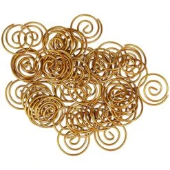 JAM Paper Colored Circular Paper Clips, Round Paperclips, Gold, 50/Pack (21832062) -Office Product Shop sp145003475 sc7