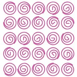 JAM Paper Colored Circular Paper Clips, Round Paperclips, Hot Pink Fuchsia, 50/Pack (2187136) -Office Product Shop sp145003477 sc7