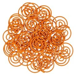 JAM Paper Colored Circular Paper Clips, Round Paperclips, Orange, 50/Pack (21827540) -Office Product Shop sp145003484 sc7 1