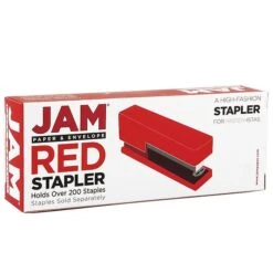 JAM Paper Modern Desk Stapler, Red (337RE) -Office Product Shop sp150962039 sc7