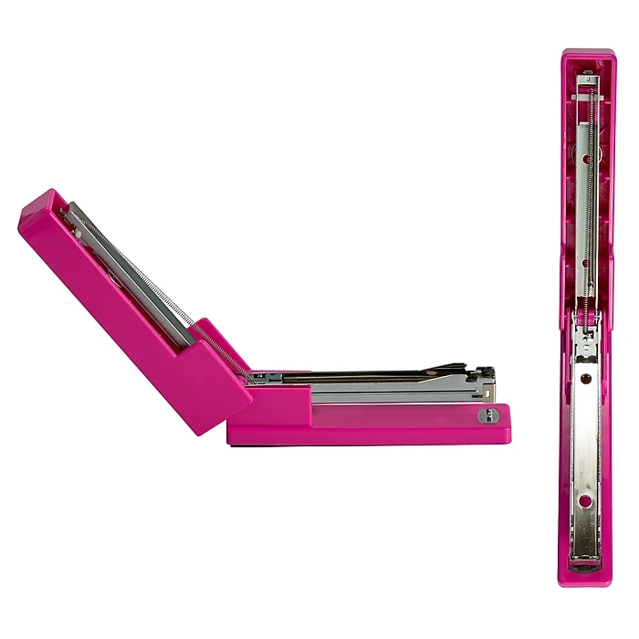 JAM Paper Modern Desk Stapler, Pink (337PI) 5 JAM Paper Modern Desk Stapler, Pink (337PI) - Image 3