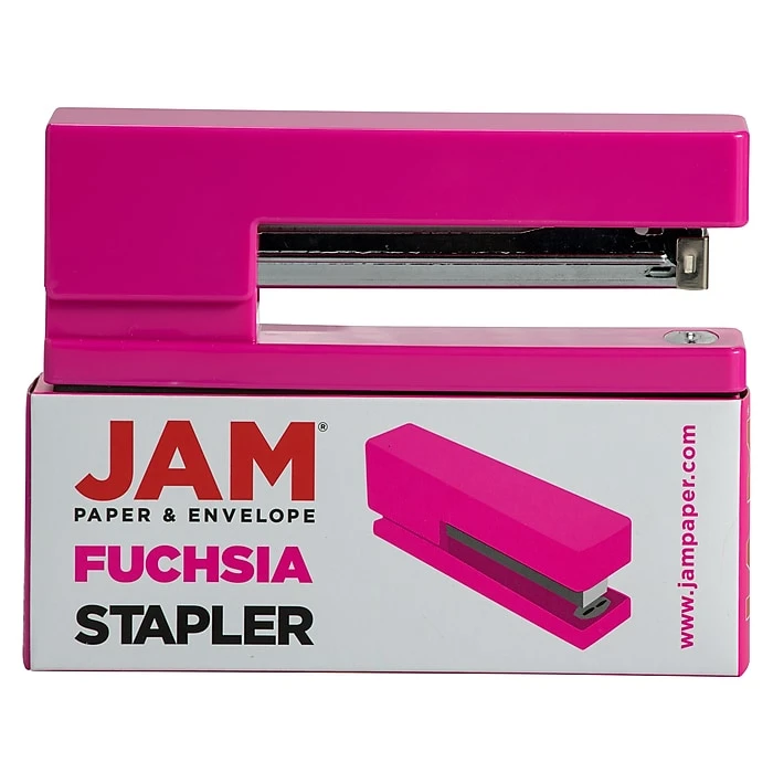JAM Paper Modern Desk Stapler, Pink (337PI) 6 JAM Paper Modern Desk Stapler, Pink (337PI) - Image 4