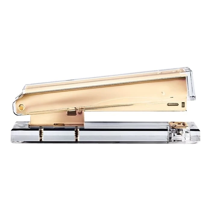 Russell+Hazel Fashion Stapler, 20-Sheet Capacity, Gold/Clear, Each (81704R) 3 Russell+Hazel Fashion Stapler, 20-Sheet Capacity, Gold/Clear, Each (81704R)