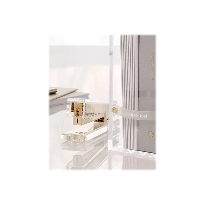Russell+Hazel Fashion Stapler, 20-Sheet Capacity, Gold/Clear, Each (81704R) 4 Russell+Hazel Fashion Stapler, 20-Sheet Capacity, Gold/Clear, Each (81704R) - Image 2