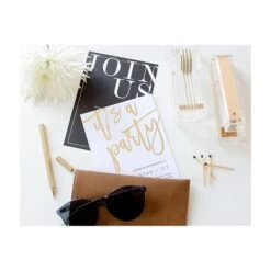 Russell+Hazel Fashion Stapler, 20-Sheet Capacity, Gold/Clear, Each (81704R) 12 Russell+Hazel Fashion Stapler, 20-Sheet Capacity, Gold/Clear, Each (81704R) -Office Product Shop sp161246681 sc7