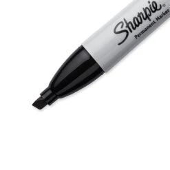 Sharpie Permanent Marker, Chisel Tip, Black, Dozen (38201) -Office Product Shop sp161466731 sc7