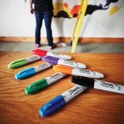 Sharpie Permanent Marker, Chisel Tip, Black, Dozen (38201) -Office Product Shop sp161466733 sc7