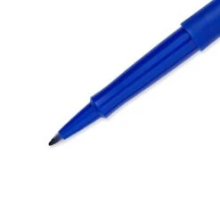 Paper Mate Flair Felt Pen, Medium Point, Blue Ink, Dozen (8410152) 12 Paper Mate Flair Felt Pen, Medium Point, Blue Ink, Dozen (8410152) -Office Product Shop sp163415474 sc7
