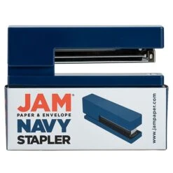 JAM Paper Modern Desktop Stapler, 10 Sheet Capacity, Navy Blue (337NA) -Office Product Shop sp170857090 sc7