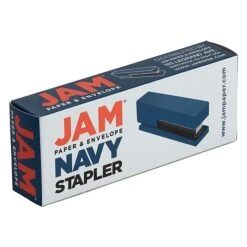 JAM Paper Modern Desktop Stapler, 10 Sheet Capacity, Navy Blue (337NA) -Office Product Shop sp170857091 sc7
