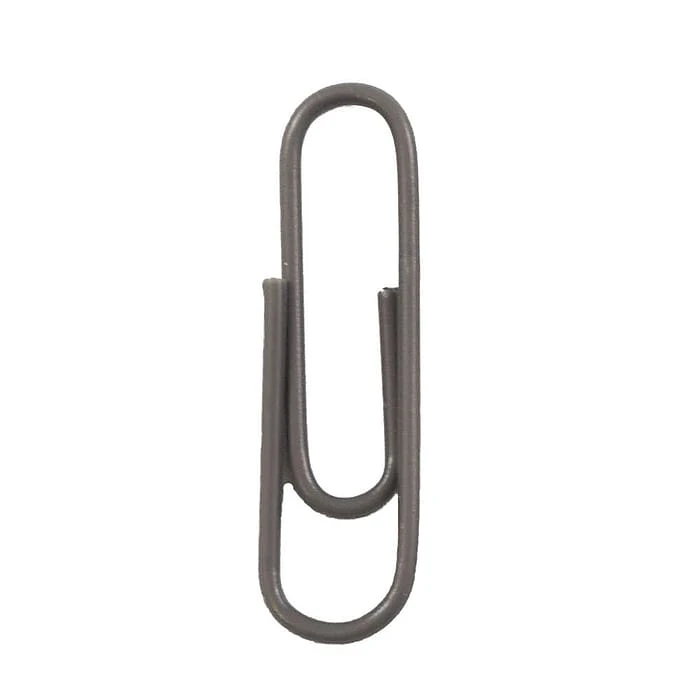 JAM Paper® Colored Standard Paper Clips, Small 1 Inch, Grey Paperclips, 2 Packs Of 100 (21830626a) 6 JAM Paper® Colored Standard Paper Clips, Small 1 Inch, Grey Paperclips, 2 Packs Of 100 (21830626a) - Image 4