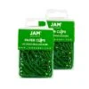 JAM Paper® Colored Standard Paper Clips, Small 1 Inch, Green Paperclips, 2 Packs Of 100 (2183752a) -Office Product Shop sp22235507 sc7