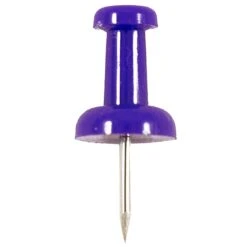 JAM Paper Push Pins, Purple, 2 Packs Of 100 (222419053A) -Office Product Shop sp29738120 sc7