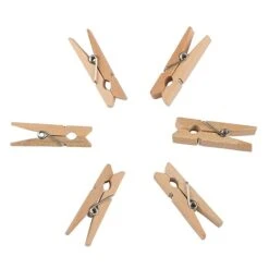 JAM Paper® Wood Clip Clothespins, Large 1 1/2 Inch, Natural, 30 Clothes Pins/Pack (230734411) 8 JAM Paper® Wood Clip Clothespins, Large 1 1/2 Inch, Natural, 30 Clothes Pins/Pack (230734411) -Office Product Shop sp29738125 sc7