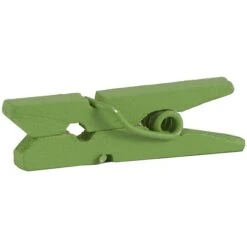 JAM Paper® Wood Clip Clothespins, Small 7/8 Inch, Green Clothes Pins, 2 Packs Of 50 (230729135A) -Office Product Shop sp29738245 sc7
