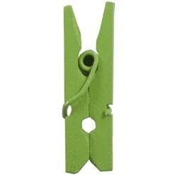 JAM Paper® Wood Clip Clothespins, Small 7/8 Inch, Green Clothes Pins, 2 Packs Of 50 (230729135A) -Office Product Shop sp29738246 sc7