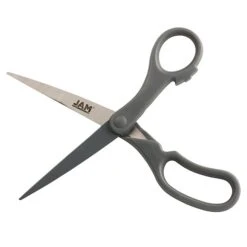 JAM Paper® Heavy Duty Multi-Purpose Precision Scissors, 8" Stainless Steel Blades, Grey (342GY) -Office Product Shop sp30025866 sc7