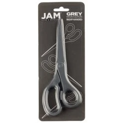 JAM Paper® Heavy Duty Multi-Purpose Precision Scissors, 8" Stainless Steel Blades, Grey (342GY) -Office Product Shop sp30025867 sc7