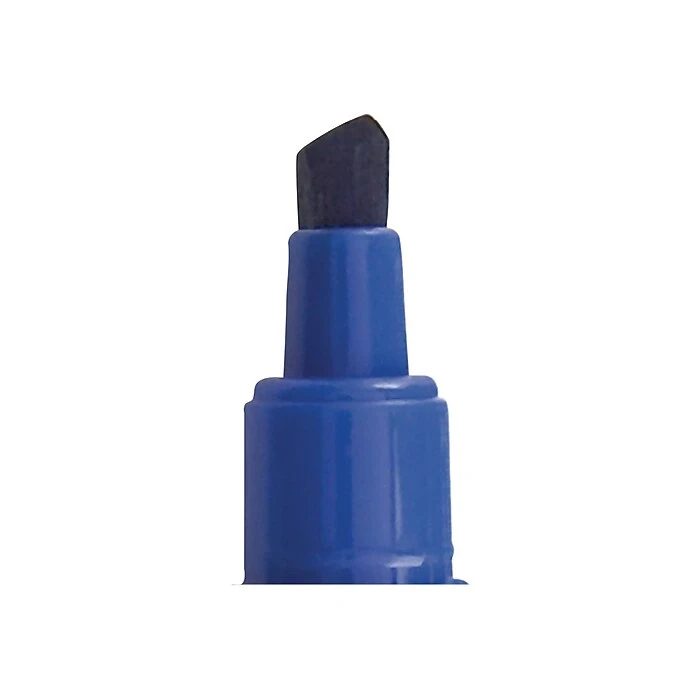 Quartet EnduraGlide Dry Erase Markers, Chisel Tip, Blue, 12/Pack (5001-3M) 6 Quartet EnduraGlide Dry Erase Markers, Chisel Tip, Blue, 12/Pack (5001-3M) - Image 4