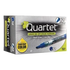 Quartet EnduraGlide Dry Erase Markers, Chisel Tip, Blue, 12/Pack (5001-3M) 17 Quartet EnduraGlide Dry Erase Markers, Chisel Tip, Blue, 12/Pack (5001-3M) -Office Product Shop sp40890069 sc7