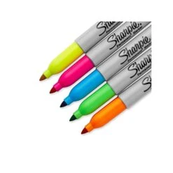 Sharpie Neon Permanent Markers, Fine Tip, Assorted Neon, 5/Pack (1860443) 8 Sharpie Neon Permanent Markers, Fine Tip, Assorted Neon, 5/Pack (1860443) -Office Product Shop sp41812177 sc7