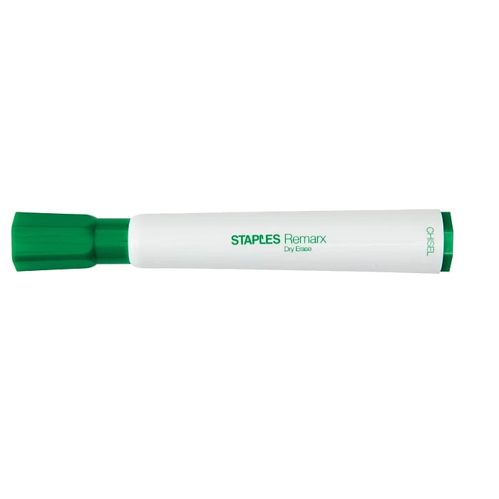 Staples Remarx Dry Erase Markers, Broad Point, Green, 12/Pack (18889) 5 Staples Remarx Dry Erase Markers, Broad Point, Green, 12/Pack (18889) - Image 3